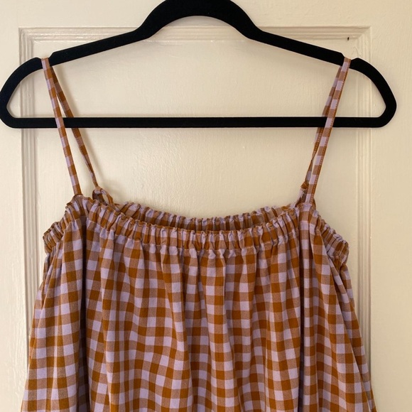 Lindsay Robinson Gingham Midi Dress - Picture 2 of 4